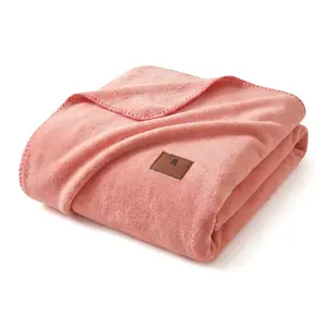 1 piece Four Seasons Thin Warm and Comfortable Fleece Blanket,Ultra-Soft Double-Layer Fleece Blanket,Single Large Luxury Cover Blanket Bedding Soft and Comfortable Sofa Blanket Suitable for Home, Sofa, Living Room