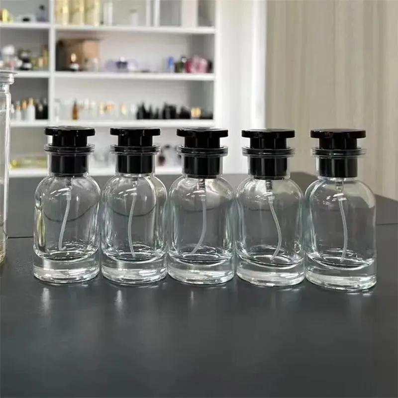 5-Pack Portable Convenience Refillable Perfume Bottles, Clear Glass Travel Perfume Atomizer, Perfume Dispenser, Organizer for Travel, Container