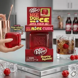 Needoh Nice Cube, Super Solid Squish Stress Relief Toy for Classic & Novelty Toy Enthusiasts Needoh Nice Cube, Super Solid Squish Stress Relief Toy for Classic & Novelty Toy Enthusiasts