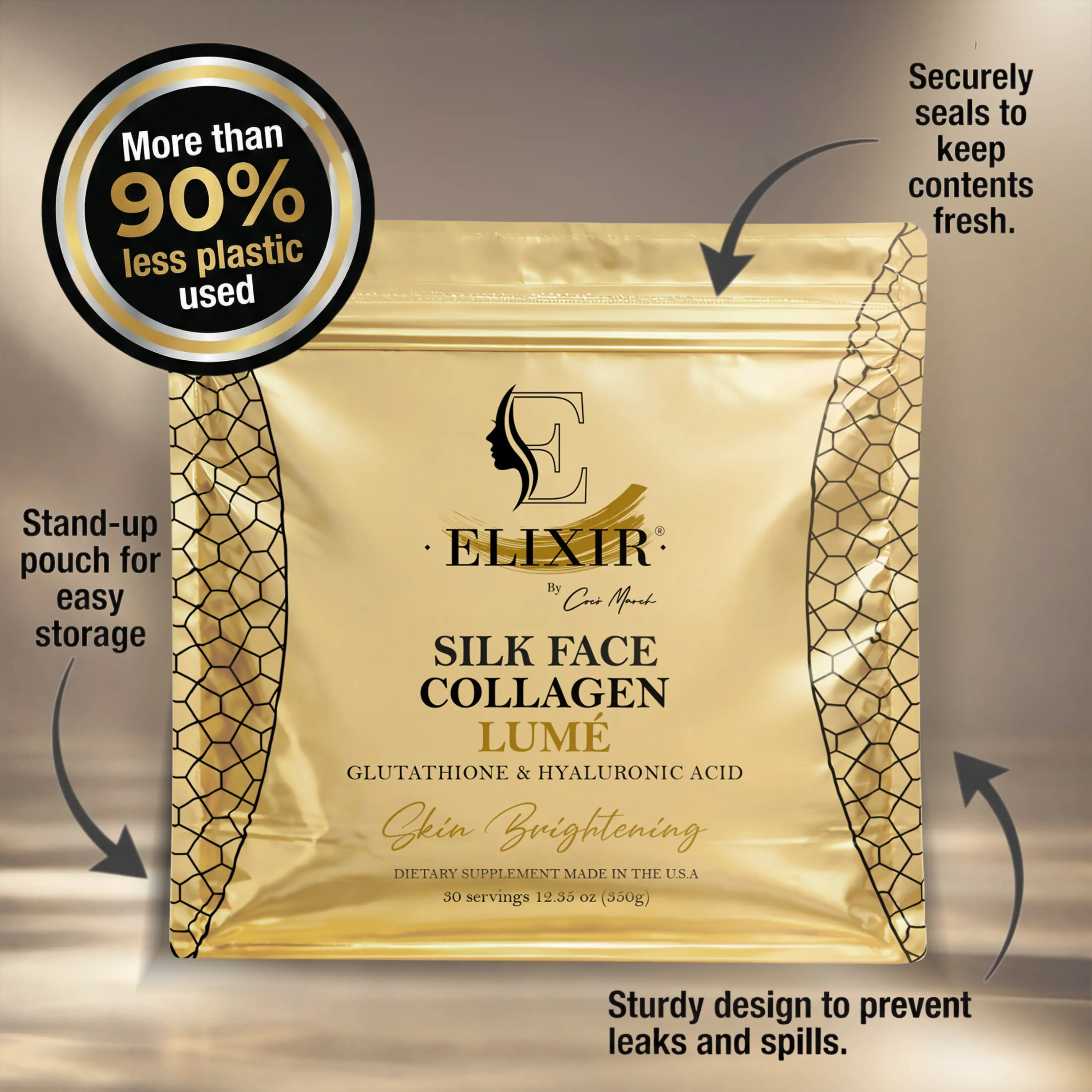 Silk Face Collagen Lum by Coco March Collagen, Glutathione, Hyaluronic Acid 20g Protein per Serving 12.35 oz (350g) - TikTok Shop Silk Face Collagen Lum by Coco March Collagen, Glutathione, Hyaluronic Acid 20g Protein per Serving 12.35 oz (350g) - TikTok Shop