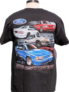 1979–1993 Ford Mustang 5.0 T-Shirt – Classic Muscle Car Graphic Tee, Retro Streetwear Shirt, Unisex Cotton Top Gift for Mustang & Car Enthusiasts