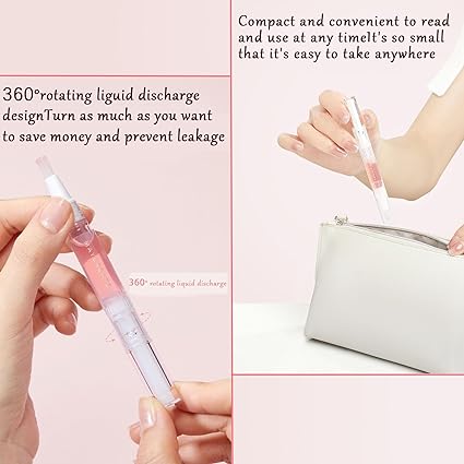 Nail Growth Oil, Cuticle Oil Pen, Nail Oil Strengthener, Multicolor Cosmetics Nail Growth Oil, For Anti Dead Skin, Exfoliation and Edge Care Moisturize Nail Care