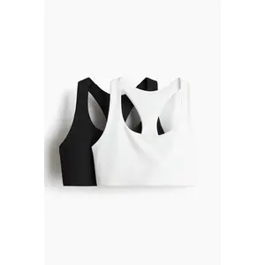 H&M 2-pack Medium Support Sports bras H&M 2-pack Medium Support Sports bras