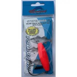 Tsunami TS-4751 Striped Bass In-Line Circle Hook Rig w/ Float