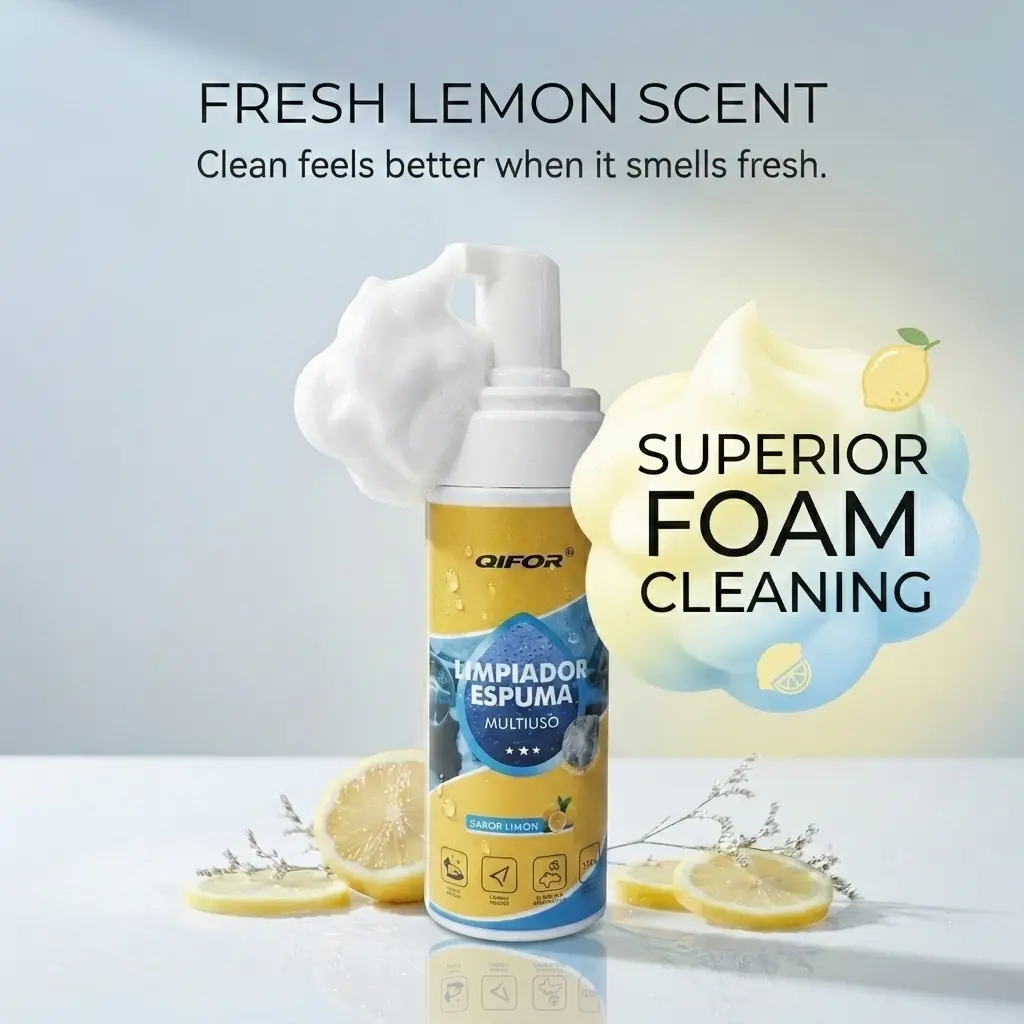 The  4-in-1 Cleaning !  QIFOR Multi-Enzyme Foam Spray – The Only Cleaner You Need for Cars, Kitchens, Bathrooms, and Sofas. Fast-Acting, Non-Toxic, 2026’s #1 Viral Deep Cleaning Essential., Fast-Action, Multi-Surface #SummerVibes,summerv
