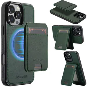 For iPhone 17/16/15/14/13/12 Pro Max Magnetic Case - Removable Wallet, Card Holder, Stand Cover, Slim Design, Shockproof, Wireless Charging Compatible, Durable & Stylish iPhone Case, Magnetic Closure, Lightweight, Anti-Scratch, Premium Protection
