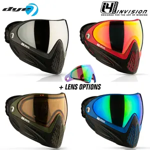Dye I4 PRO Thermal Paintball Mask Goggles + Thermal Lens Options