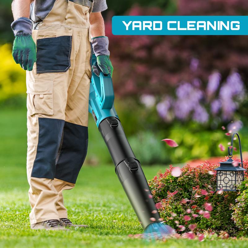 SEESII  Leaf Blower Cordless Electric Leaf Blower/Snow Blower  780CFM/440MPH Brushless Motor 2x4000mAh Batteries Handheld Snow Blower Variable Speed Control Turbo Button Electric Blower for Lawn Care Debris Dust Removal Outdoorfun