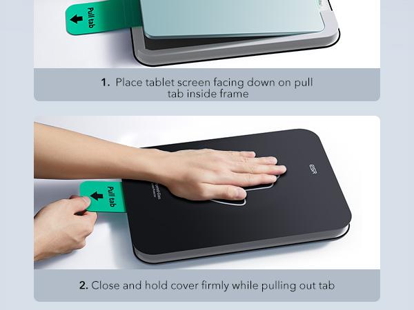 ESR 2 Pack Screen Protector for iPad Air11/13 inch 2026&iPad Pro 11/13 inch 2025/2024 | 9H Tempered Glass Film | with UltraFit Tray | Apple Pencil Support | Scratch Resistant | HD Clarity | Bubble Free