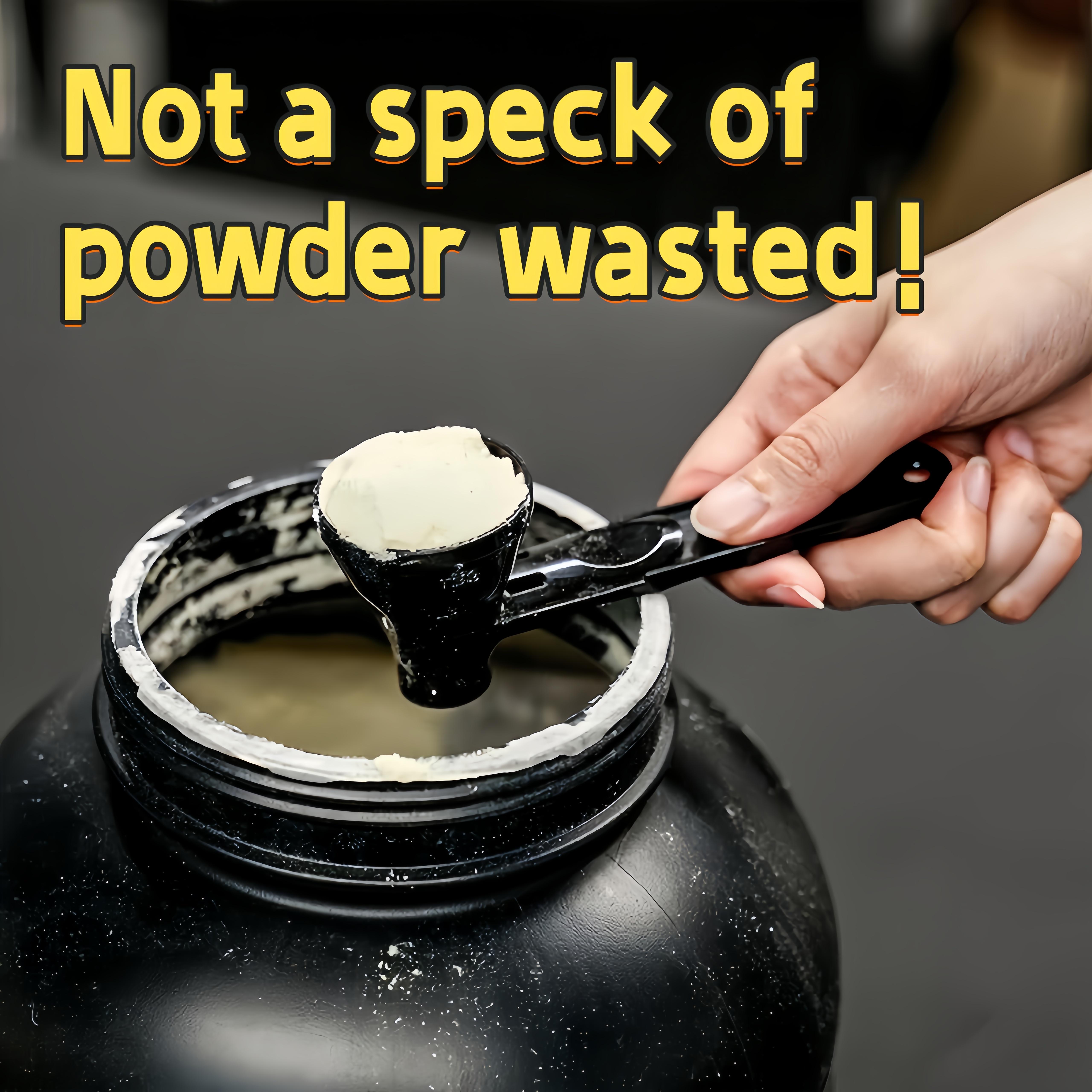 [Buy 1 Get 1 Free] Protein Powder Sliding Spoon, Powder Funnel Scoop, Coffee Leak Proof Spoon,High Quality Scoop for Pre Workout Creatine  Powder Formula Smoothie Kitchen Utensils BPA Free Plastic 2 TBL Christmas Thanksgiving Gift