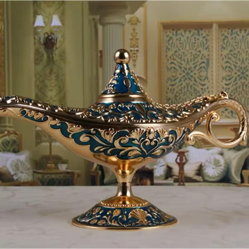 Vintage Magical Legend Aladdin Genie Lamp