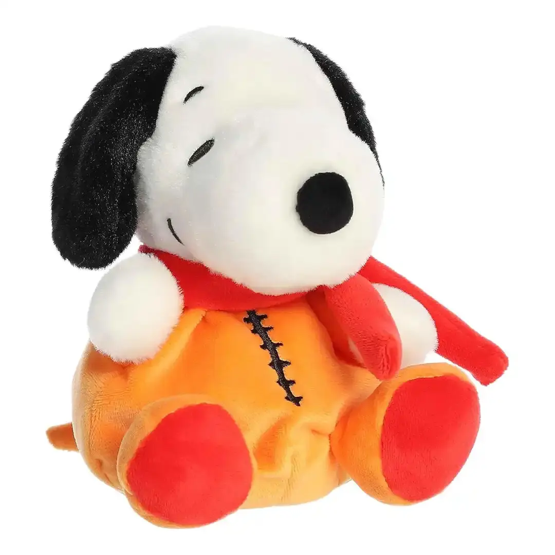 5" Aurora High-Quality Soft Durable Polyester Astronaut Snoopy Peanuts Palm Pals Stuffed Toy with Bean Pellet, Unisex Animal Character Stuffed Toy, Stable Cute Plush Collectible Charm, Charlie Brown
