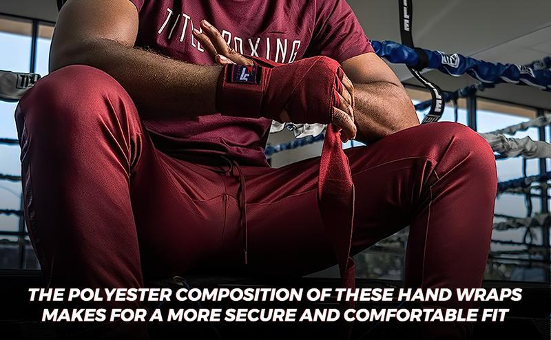 DEFY Professional 180 Inch Hand Wraps for Boxing Muay Thai MMA Elastic Bandages for Men & Women -Pair