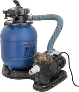 XtremepowerUS 13" Sand Filter Above-Ground Pool Pump System with 2400 GPH Flow Rate & 4-Way Multi-Port Valve for Optimal Water Quality