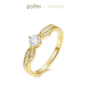 Harry Potter x FANCIME Golden Snitch Silver Ring for Women Harry Potter Fan