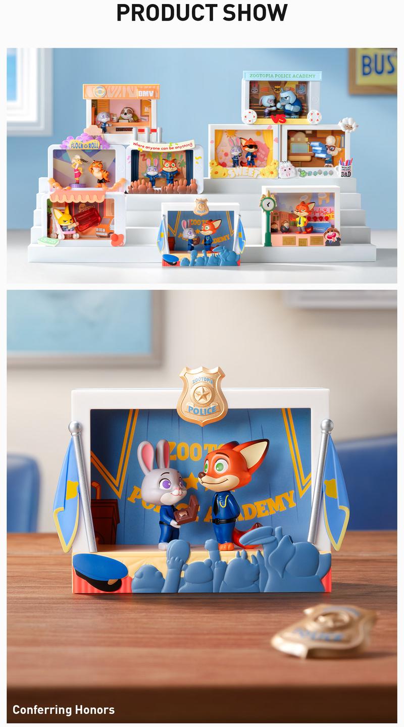 POP MART Zootopia Highlight Moment Series Scene Sets
