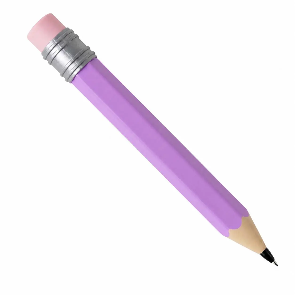 Oversized Playful Giant Pencil-Inspired Writing Pen, Office Stationery School Supply, Great Gift for Stocking Stuffers, Lightweight And Comfortable To Hold