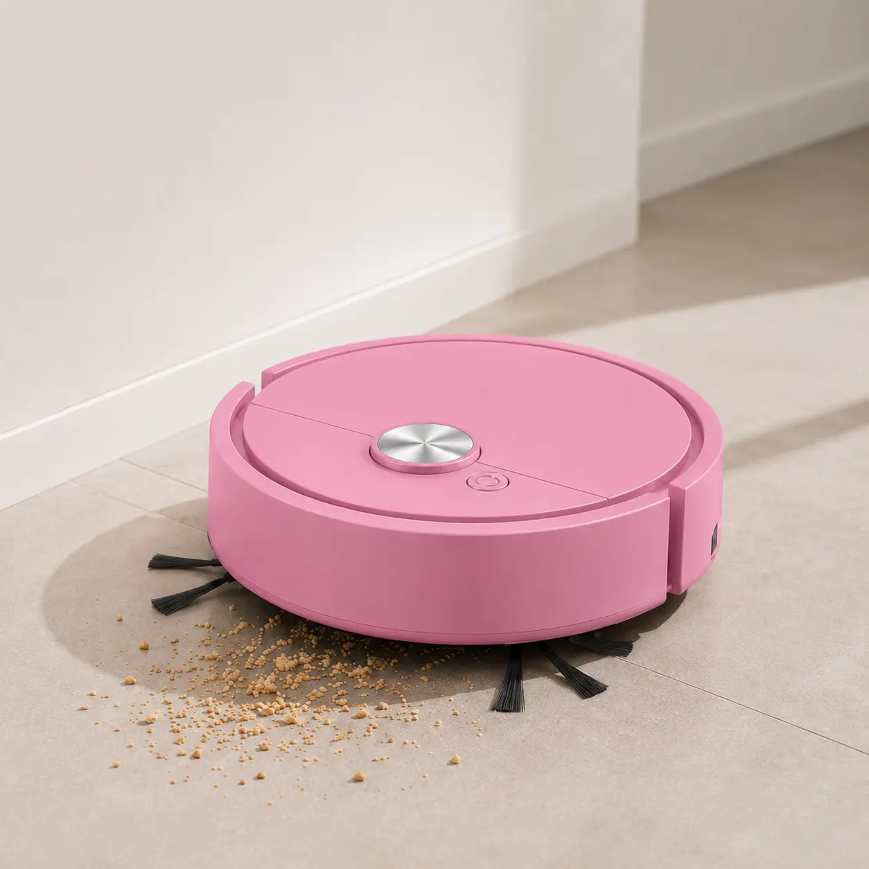 Low-Profile Robot Vacuum Cleaner, 2.17 Inch Slim Design for Cleaning Under Sofas, Beds and Furniture