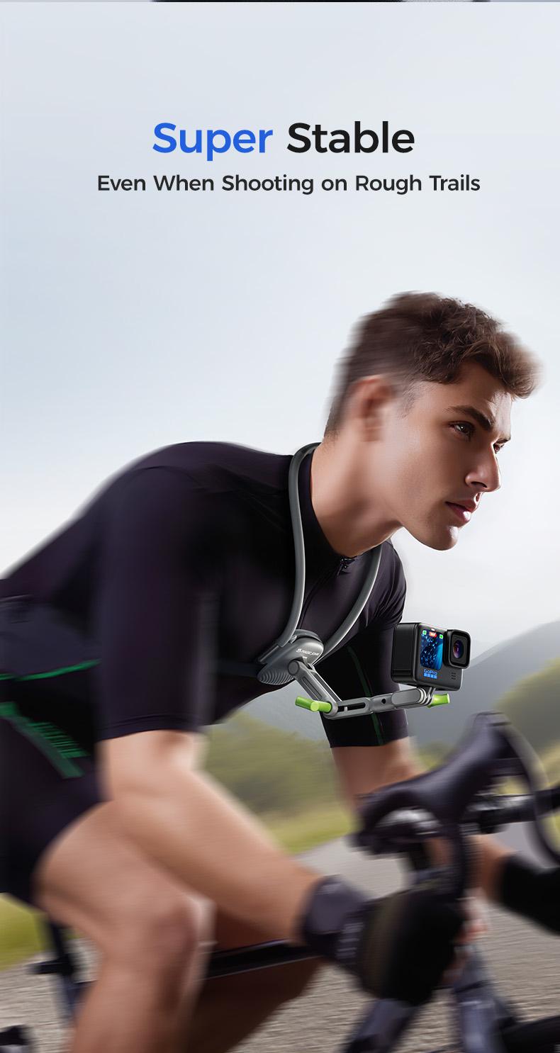 MAGIC JOHN Magnetic Neck Phone Mount – Hands-Free Vlogging, TikTok Live & Travel Filming | 360° Adjustable & Wearable