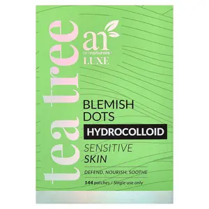 artnaturals Luxe, Hydrocolloid Blemish Dots, Tea Tree, Sensitive Skin, 144 Patches