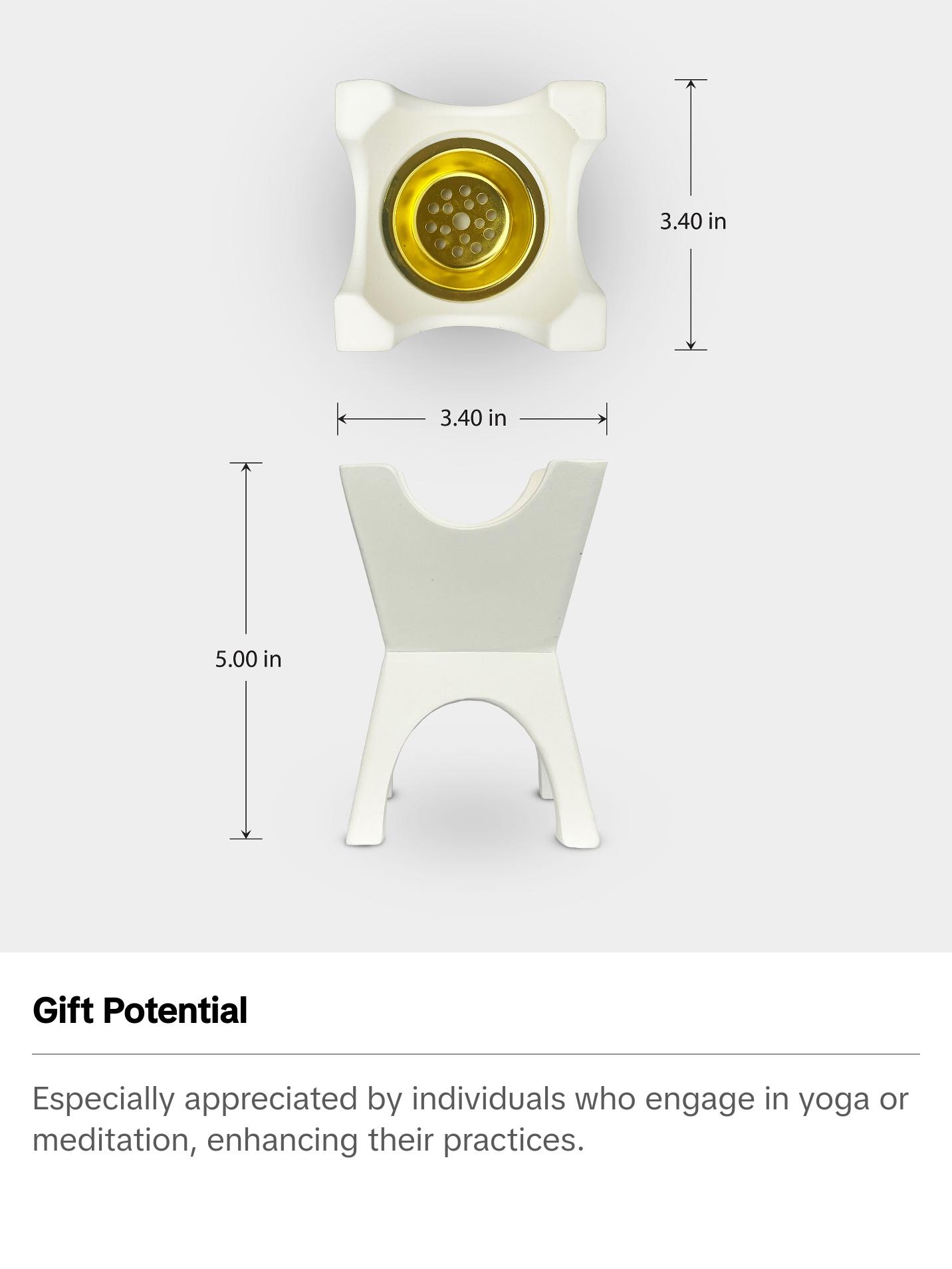 Compact Modern Incense Burner - Perfect for Home and Office Use Compact Modern Incense Burner - Perfect for Home and Office Use