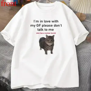 Funny Cat Lover T Shirt for Women and Men Perfect for Couples