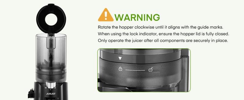 Juilist Cold Press Juicer, 104.9mm Chute Feed Opening, Slow Masticating Juicer – Quiet, For Whole Vegetables and Fruits,Easy to Clean, High Juice Yield, BPA Free (Black) Juilist Cold Press Juicer, 104.9mm Chute Feed Opening, Slow Masticating Juicer – Quiet, For Whole Vegetables and Fruits,Easy to Clean, High Juice Yield, BPA Free (Black)