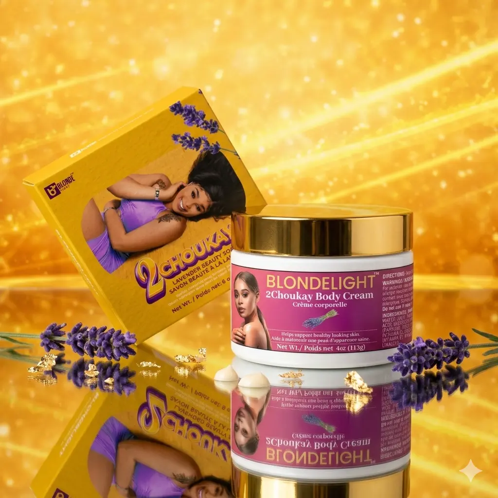 BlondeLight Sets 2Choukay 2pcs Soap 6oz & Body Cream 4oz, blondedyferdinand, blondesnap, worldcashop usa - Blondenators