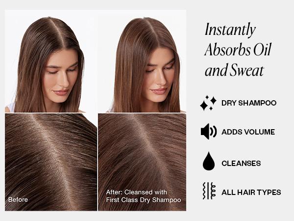 IGK FIRST CLASS Charcoal Detox Dry Shampoo Travel | Volume + Soothes Scalp + Balance Oil | Vegan + Cruelty Free | Overnight Dry Shampoo | 90ml | 2 oz