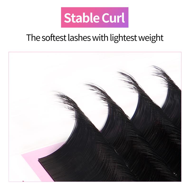 VEYELASH Premium Individual Eyelash Extensions Textured Lashes for Professional use