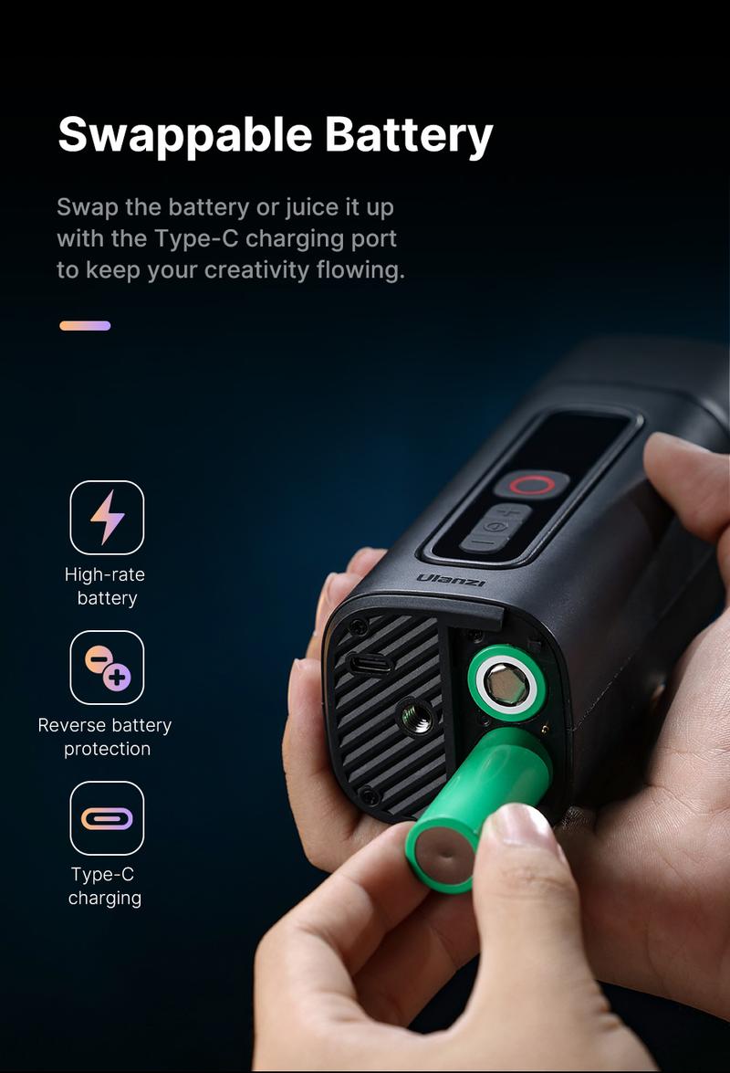 Ulanzi FM01 FILMOG Ace Fog Machine, Portable Smoke Machine with Remote Control Hand-held Fogger for Photography, Outdoor Events, Parties, Stage Effects, Halloween, Disinfection or Weddings