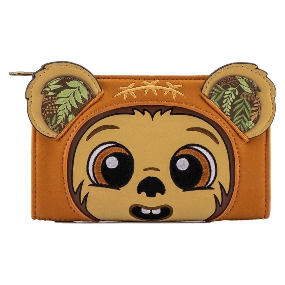Loungefly Star Wars Wicket Cosplay Flap Wallet, Wallet Purse, Fashionable Wallet