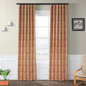 Half Price Drapes Nouveau Geometric Room Darkening Curtain