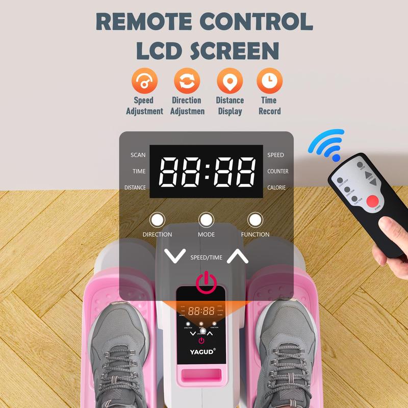 YAGUD Under Desk Elliptical Machine for Adult&Seniors Quiet Portable Electric Seated Pedal Exerciser with Remote Control 12 Adjustable Speeds Fully Assembled YAGUD Under Desk Elliptical Machine for Adult&Seniors Quiet Portable Electric Seated Pedal Exerciser with Remote Control 12 Adjustable Speeds Fully Assembled