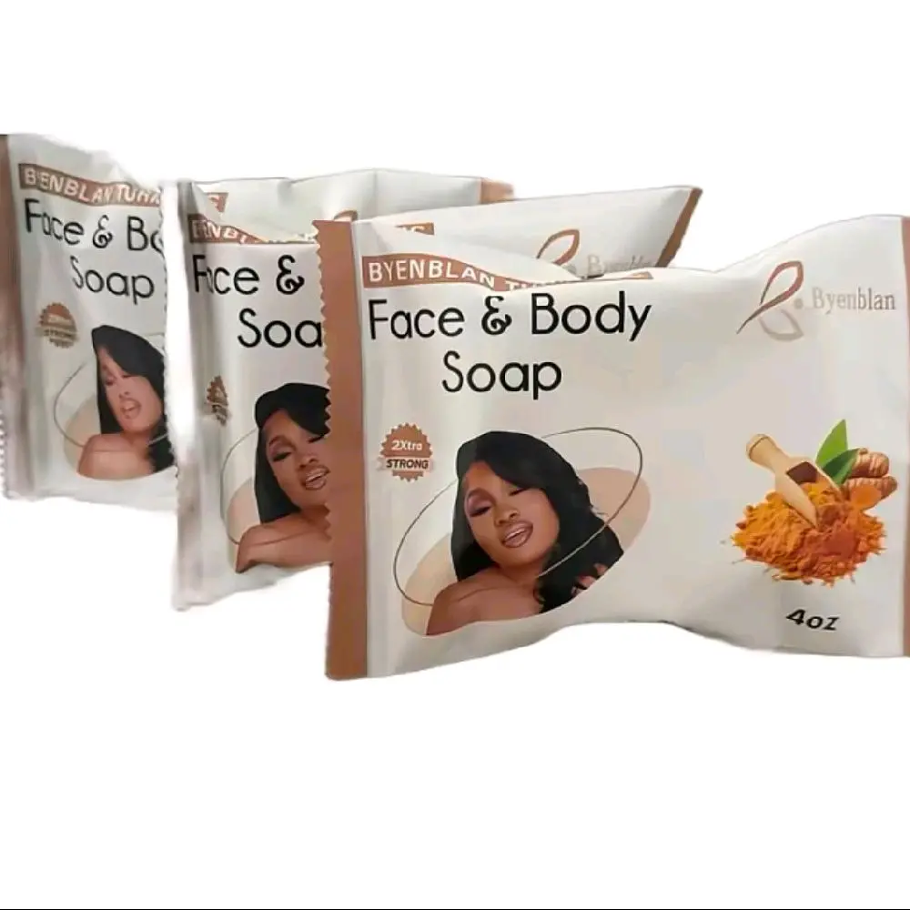 TUMERIC FACE AND BODY SOAP (3 for the price)