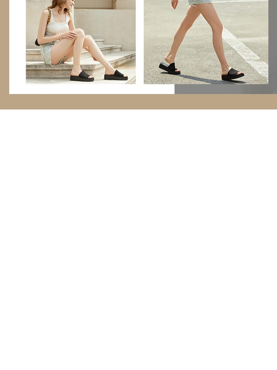 Athlefit Women's Slip On Platform Sandals Comfortable Open Toe Flatform Chunky Sandals Walking Shoes Footwear Springtok Summer