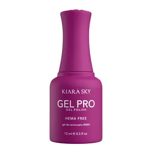 Kiara Sky Gel Pro - NDA HEMA-Free + TPO Free Nail Gel Polish | Intense Pigmentation, Long-Lasting Wear | Finish: Cream 15ml
