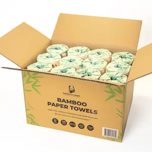Panda Eco Paper | Bamboo Paper Towels, 4 Rolls