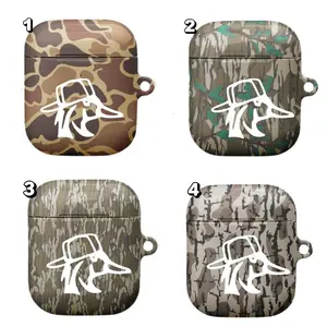 Redneck Duck Hunter Camo AirPods Case - Camouflage Protective Cover for AirPods 1, 2, 3, 4 and AirPods Pro 1, 2 - Hunting Gear Gift for Him