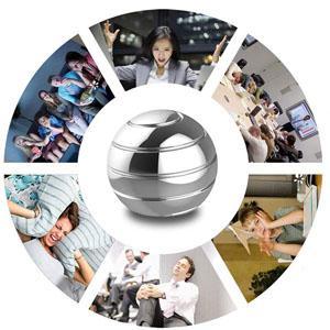 Kinetic Desk Toys,Full Body Optical Illusion Spinner Ball,Gifts for Men,Women,Kids 1.5" Size ().