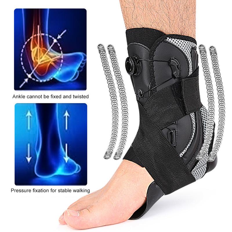 1PCS Ankle Brace for Sprained Ankle, Slim Fit. Unique Multi-Function Stabilizer- Ankle Support for Women Men, Easy To Use for In