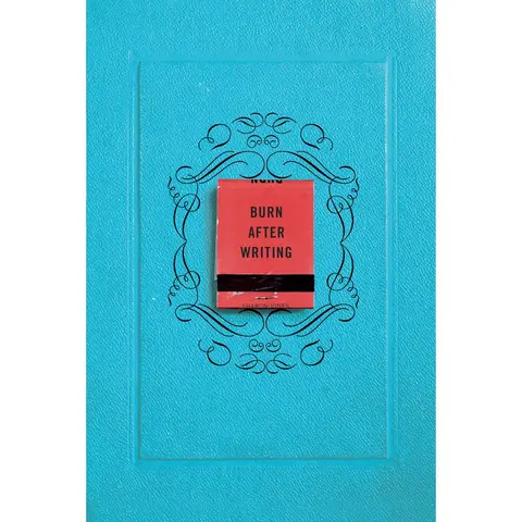 Used Literature Book - Burn After Writing by Sharon Jones (Soft Cover, Tarcher Press, 2015 Edition, 0.73lb, 160 Pages, Like New) - National Bestseller Secret Journal with Private Prompts, English Creativity & Self-Exploration Reading Material