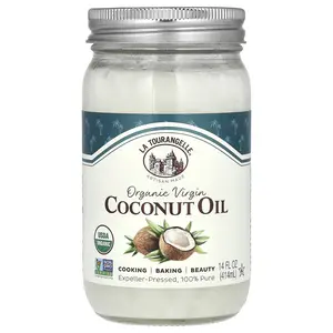 La Tourangelle Organic Virgin Coconut Oil, 14 fl oz (414 ml)