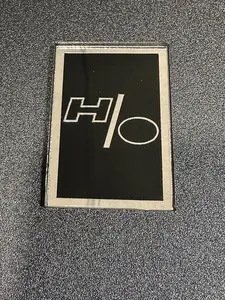 1978 1979 Oldsmobile Cutlass Supreme High Output Header Panel Emblem Black Gloss and Chrome Mirror