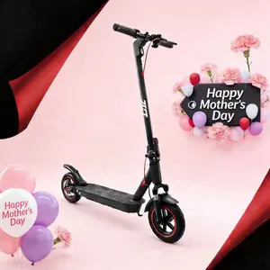 Mother's Day Tough Gift	10-Inch Puncture-Proof E-Scooter with Full Specs	Perfect for Mom's Parent-Child Spring Outings
