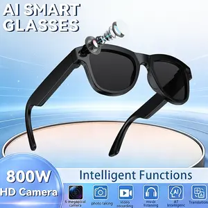 Smart Camera Glasses with 2MP Photochromic Lenses | Hands-Free Photo & Video Capture | Real-Time Multilingual Translation | AI Q&A with Touchscreen Controls | UV Protection for Outdoor Adventures | The Ultimate Gift for Explorers Wearable