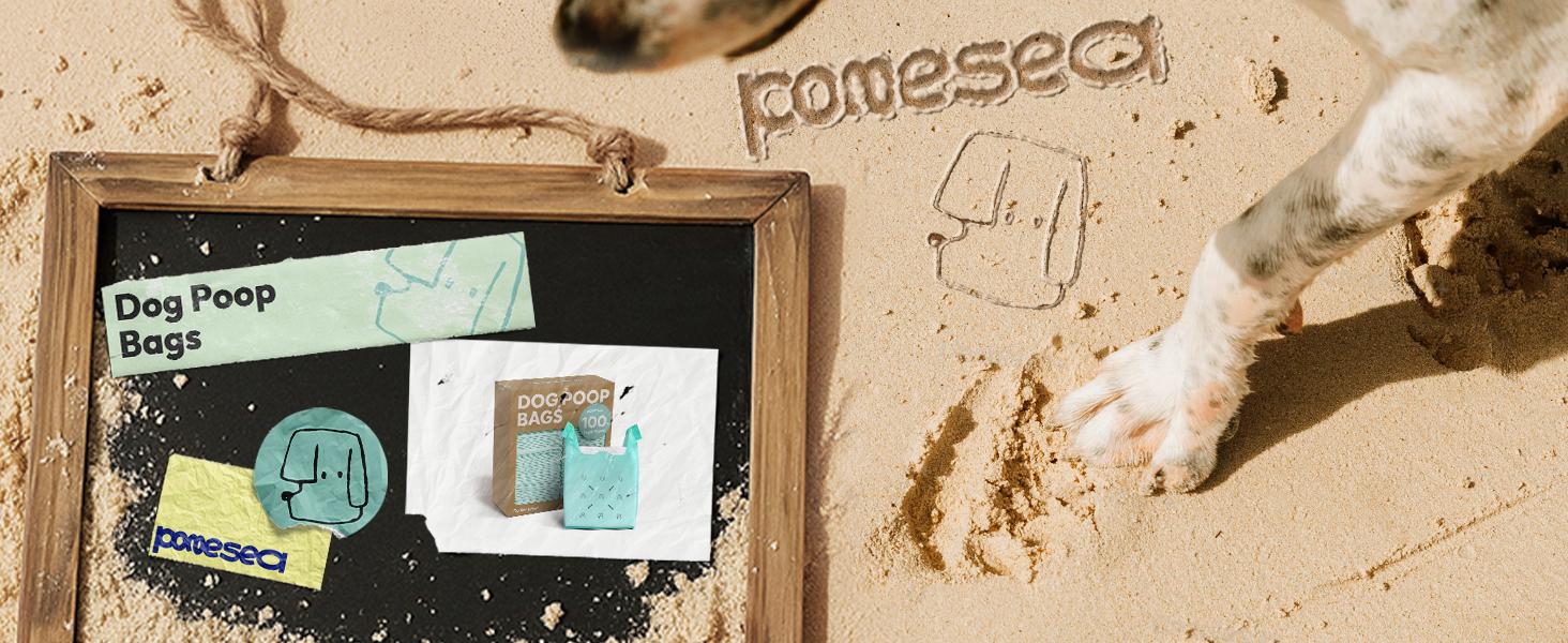 100% Leak-Proof Double-Layer Dog Poop Bags｜Extra Thick, Tear-Resistant & Unscented｜Easy Tie Handles for Clean, Stress-Free Pet Waste Cleanup（100 Count）