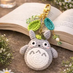 Crochet Handmade Big Toro Keychain Charm