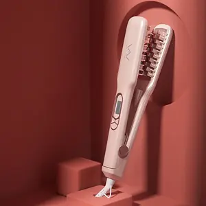 Comfort Volumizing Ceramic Hair Iron,Adjustable Temp,Purple & Pink Comfort Volumizing Ceramic Hair Iron,Adjustable Temp,Purple & Pink