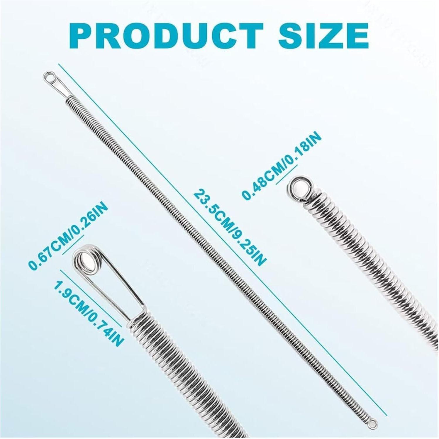 Spring Casual Wear Essential Drawstring Needle Threader Set - 6 pcs Replacement with Easy Tool for Hoodies 20 gauge